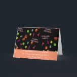 Tarjeta Funny Late Happy Birthday Wish<br><div class="desc">Funny Late Happy Birthday Wish,  " Pude haber publicado esto a tiempo pero sé lo mucho que te gusta cuando llego tarde! :)"</div>