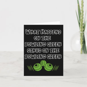 Tarjeta Funny Lawn Bowls