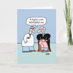 Tarjeta Funny Lawyer Law Office Birthday Card