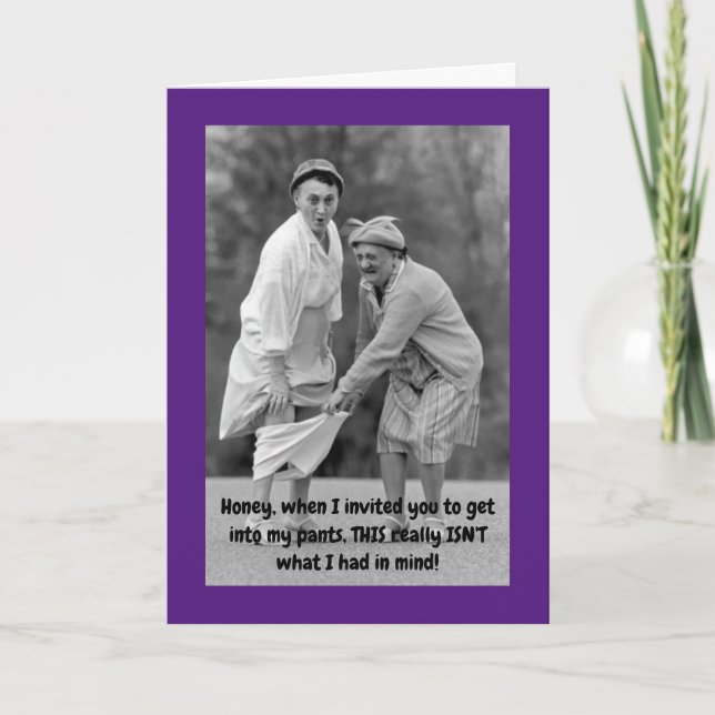 Tarjeta FUNNY Lesbian Valentine (Anverso)