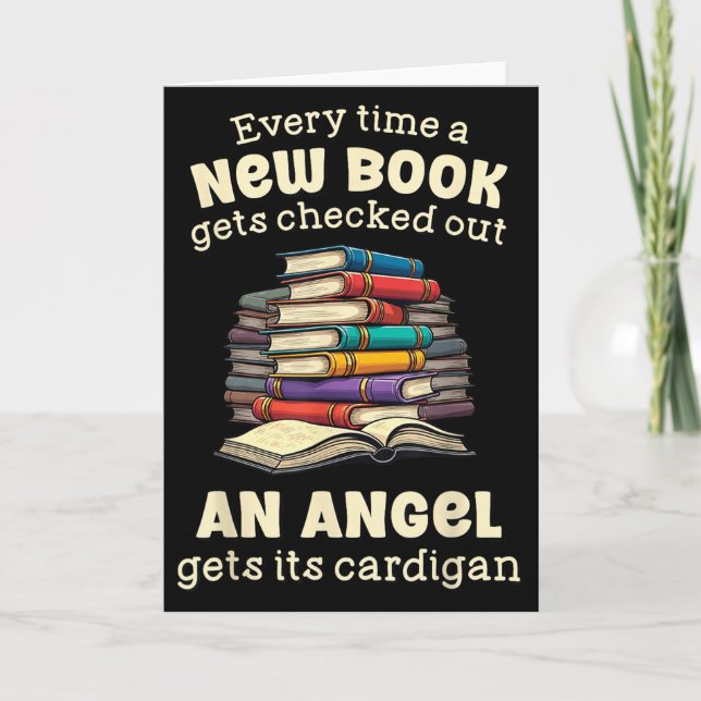 Tarjeta Funny Librarian Quote For Library Nerd  (Anverso)