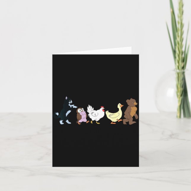 Tarjeta Funny Little Bear Birthday Graphic Y2k Bears Lover (Anverso)