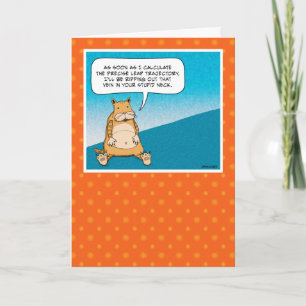 Tarjeta Funny Malvados Planes De Kitty Atacan Cumpleaños