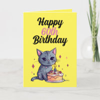 Funny Marido de gato amarillo y negro 60 cumpleaño