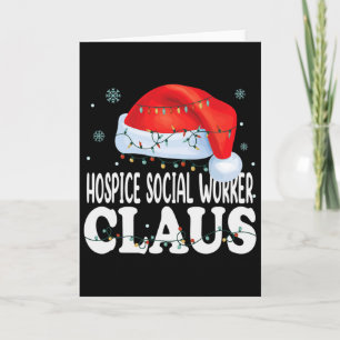Tarjeta Funny Matchi, trabajadora social de hospicio Claus