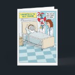 Tarjeta Funny Médica de payaso se pone bien<br><div class="desc">Esta es una graciosa tarjeta de Get Well que presenta a un médica payaso que descubre que la risa NO es siempre la mejor medicina. Gracias por elegir este diseño original de © Chuck Ingwersen. Publico personalizados todos los días en Instagram: https://www.instagram.com/captainscratchy</div>