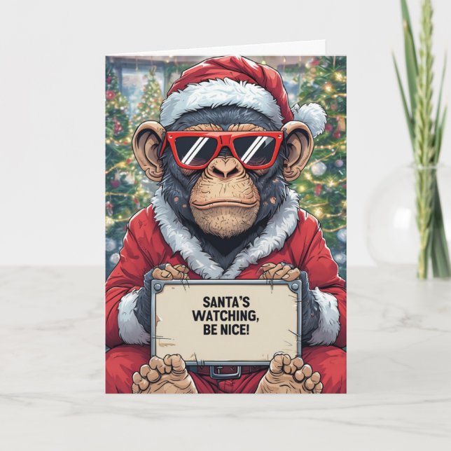 Tarjeta Funny Merry Xmas Card (Anverso)