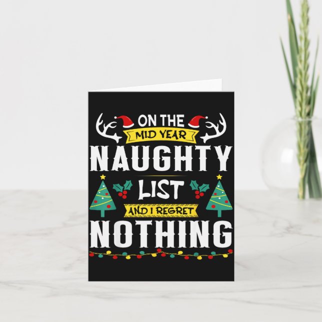 Tarjeta Funny Mid-year Christmas In July Beach Summer Chri (Anverso)