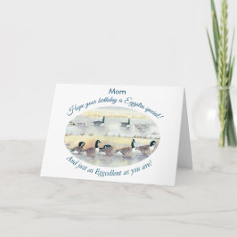 Tarjeta Funny Mom Eggstra Special Bird Art Card Birday Car