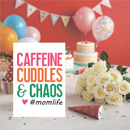 Tarjeta Funny Mom Life Folded Card