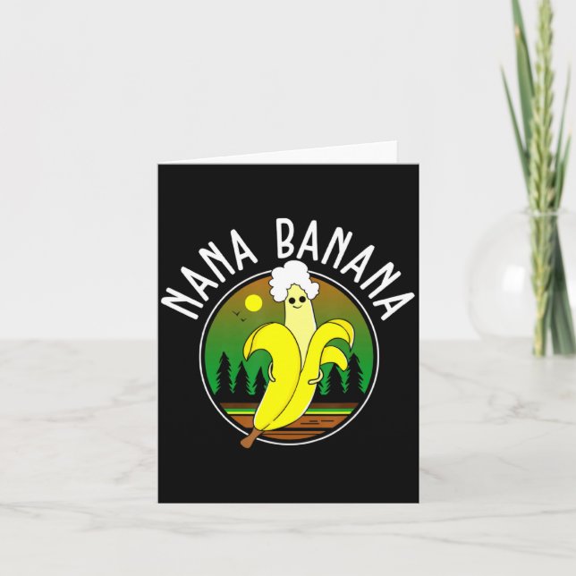 Tarjeta Funny Nana Banana  (Anverso)