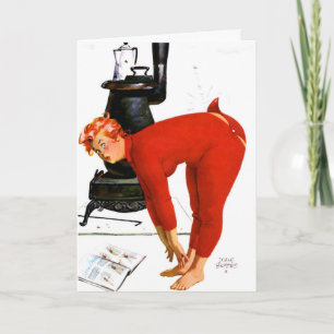 TARJETA FUNNY NAUGHTY NAVIDADES CARTA PARA ESPOSA