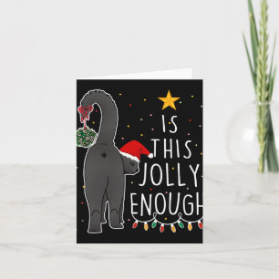 Tarjeta Funny Navidades De Gatos Negros Es Esta Mujer Sufi