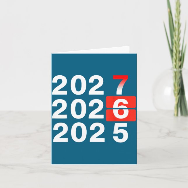 Tarjeta Funny New Years Shirts 67 Meme Boys New Years 2026 (Anverso)