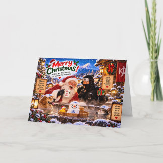 Tarjeta Funny Ninja Christmas Card