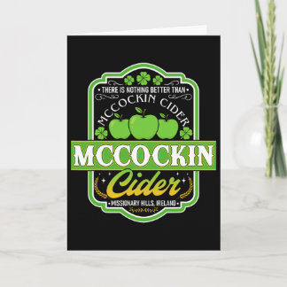 Tarjeta Funny Nothing Better Than Mcin Cider St. Patricks 