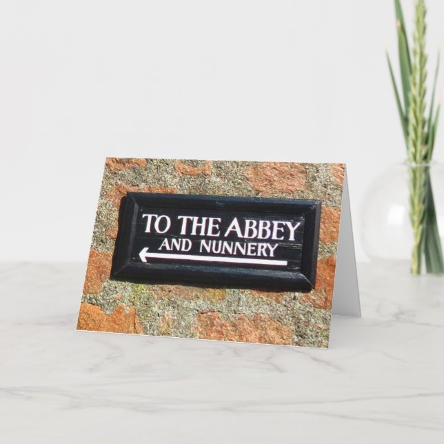 Tarjeta Funny Nunnery (Anverso)