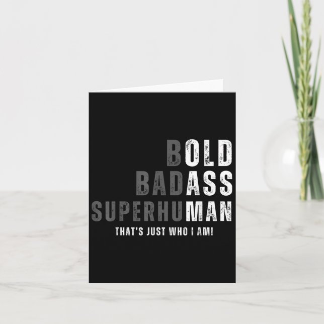 Tarjeta Funny Old Man Gag Fathers Day Birday (Anverso)
