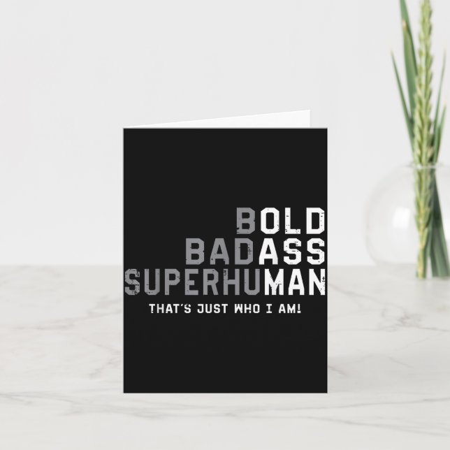 Tarjeta Funny Old Man Saying Gag Gift Fathers Day Birthday (Anverso)