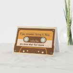 Tarjeta Funny Over the Hill Cassette Tape Birthday Card<br><div class="desc">¿Buscando una tarjeta de cumpleaños para ese viejo amante de la música de la escuela que está oficialmente sobre la colina? Esta tarjeta de felicitación de cinta de cassette es perfecta. Con su divertido ilustracion de mensajes y cintas de audio es perfecto para los fans de música de la vieja...</div>