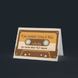 Tarjeta Funny Over the Hill Cassette Tape Birthday Card<br><div class="desc">¿Buscando una tarjeta de cumpleaños para ese viejo amante de la música de la escuela que está oficialmente sobre la colina? Esta tarjeta de felicitación de cinta de cassette es perfecta. Con su divertido ilustracion de mensajes y cintas de audio es perfecto para los fans de música de la vieja...</div>
