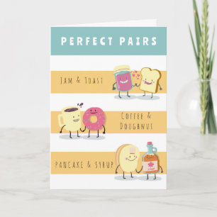 TARJETA FUNNY PERFECTO PAIR ANIVERSARIO