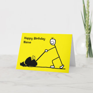 Tarjeta Funny Personalizado Gardener Cumpleaños