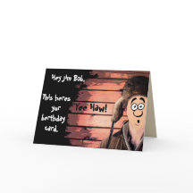 Funny Personalizado Redneck cumpleaños