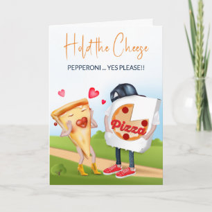 Tarjeta Funny Pizza Love Card