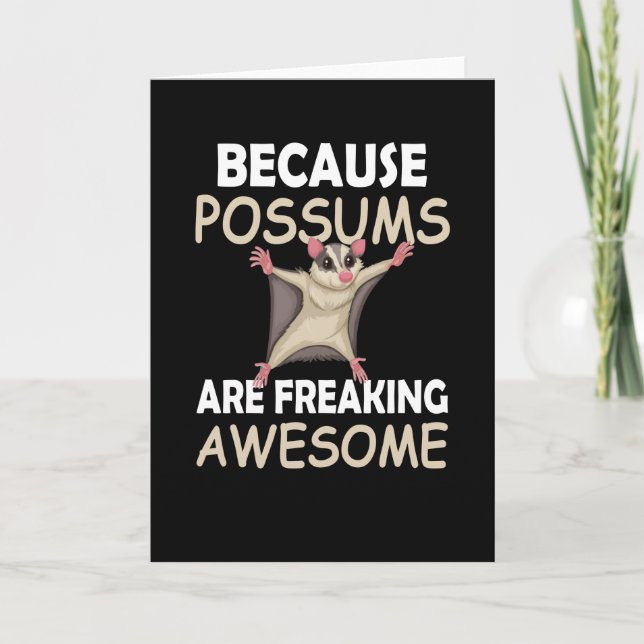 Tarjeta Funny Possum Gifts Opossum Lover Possum Whisperer (Anverso)