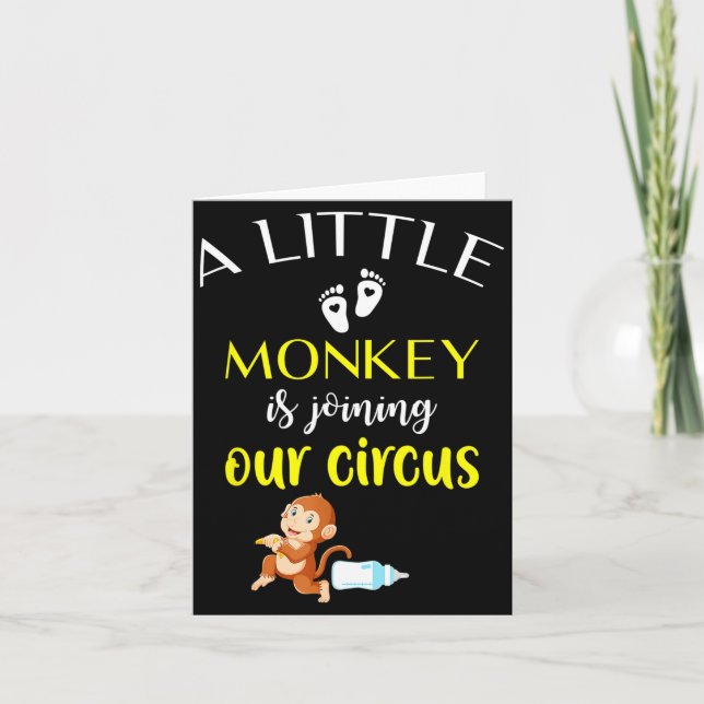 Tarjeta Funny Pregnancy Announcement New Baby Reveal  (Anverso)