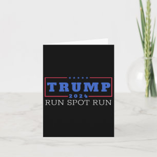 Tarjeta Funny Pro Trump 2024 Run Spot Trump Kamala Deb