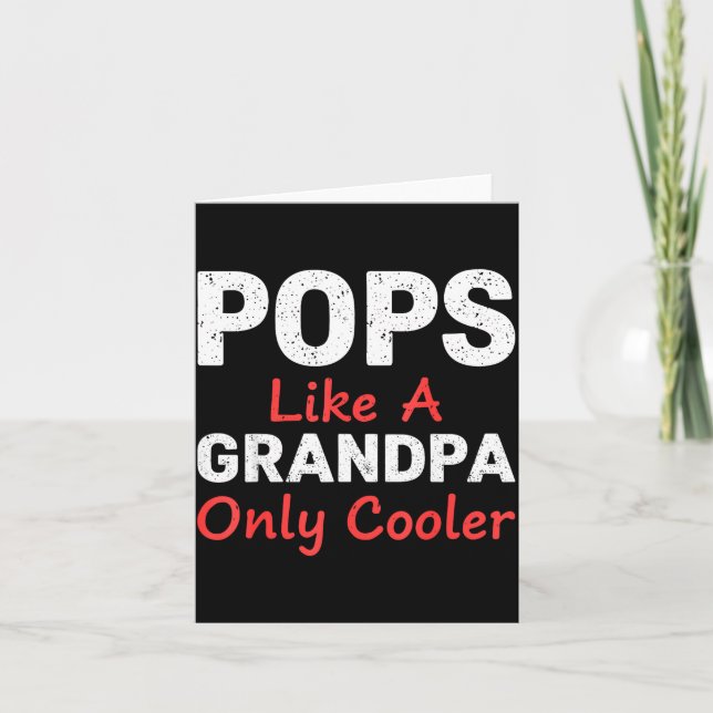 Tarjeta Funny Ps Grandpa Cooler From Grandkids Father's Da (Anverso)