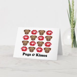 Tarjeta Funny Pug