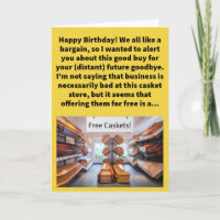 Funny Pun Dead Giveaway Feliz cumpleaños