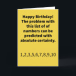 Tarjeta Funny Pun Four Gone Conclusion Happy Birthday<br><div class="desc">Es divertido jugar con números y palabras, pero antes de que nos llevemos dos, no podemos declarar que tenemos uno antes de tomar ni ocho desayunos. Esto puede ser un tipo de enfermedad, pero no es grave (la mayoría son nueve). ¡Por favor, disfruta de esta divertida tarjeta de cumpleaños feliz!...</div>