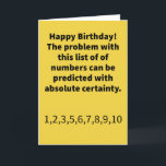 Tarjeta Funny Pun Four Gone Conclusion Happy Birthday<br><div class="desc">Es divertido jugar con números y palabras, pero antes de que nos llevemos dos, no podemos declarar que tenemos uno antes de tomar ni ocho desayunos. Esto puede ser un tipo de enfermedad, pero no es grave (la mayoría son nueve). ¡Por favor, disfruta de esta divertida tarjeta de cumpleaños feliz!...</div>