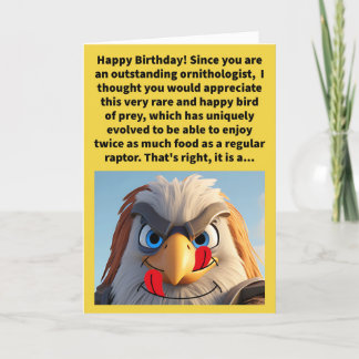 Tarjeta Funny Pun Pair a Grin Falcon Feliz cumpleaños
