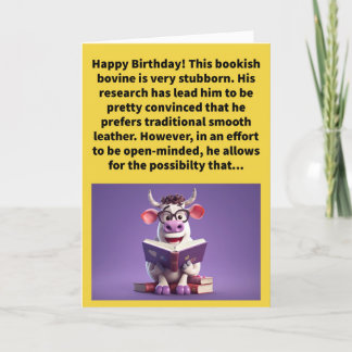 Tarjeta Funny Pun Podría Estar Ante Feliz Cumpleaños