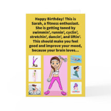 Funny Pun Sarah Tonin' Feliz cumpleaños