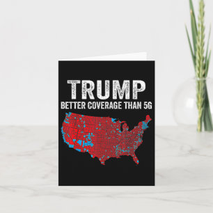Tarjeta Funny Qr presidente Trump 4547 (de espaldas) Trump