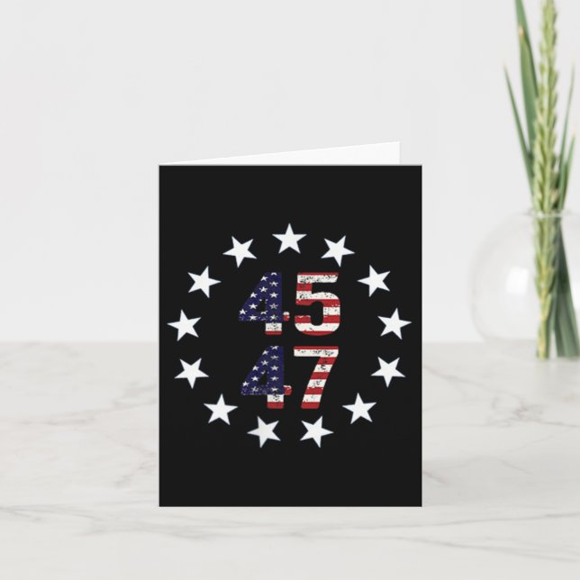 Tarjeta Funny Qr presidente Trump código de baile (Anverso)