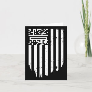 Tarjeta Funny Qr presidente Trump código de baile