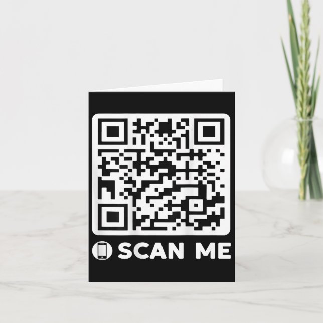 Tarjeta Funny Qr presidente Trump Código de baile 4547 Tee (Anverso)