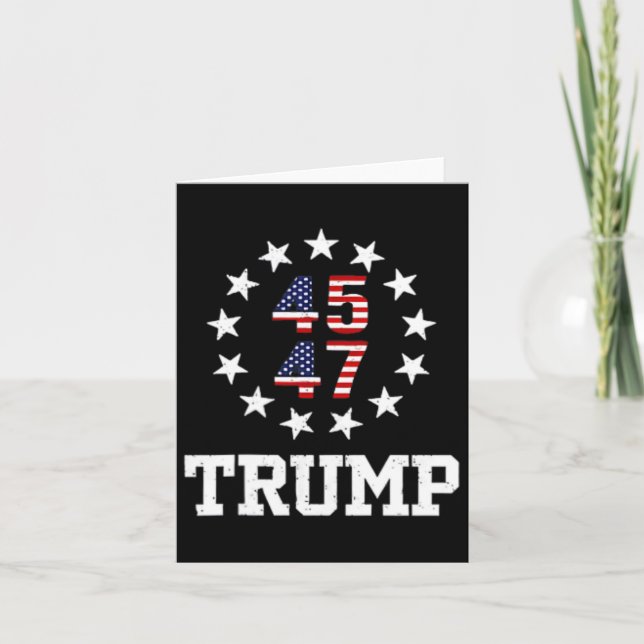 Tarjeta Funny Qr presidente Trump inauguración de código d (Anverso)