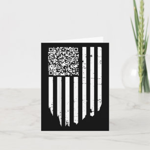 Tarjeta Funny Qr Scan Code President Trump 4547 Trump Danc