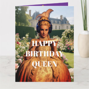 Tarjeta Funny Queen Birthday Card