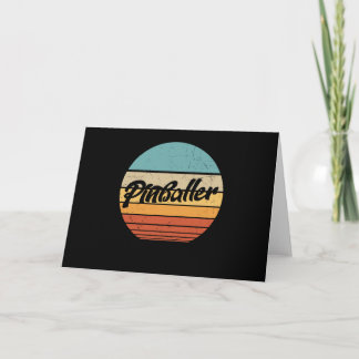 Tarjeta Funny Retro Classic Pinball Gift