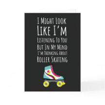 Funny Roller Skating Cards Skate Skater For Her