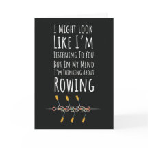Funny Rower Cards Rowing Crew Sport Bot